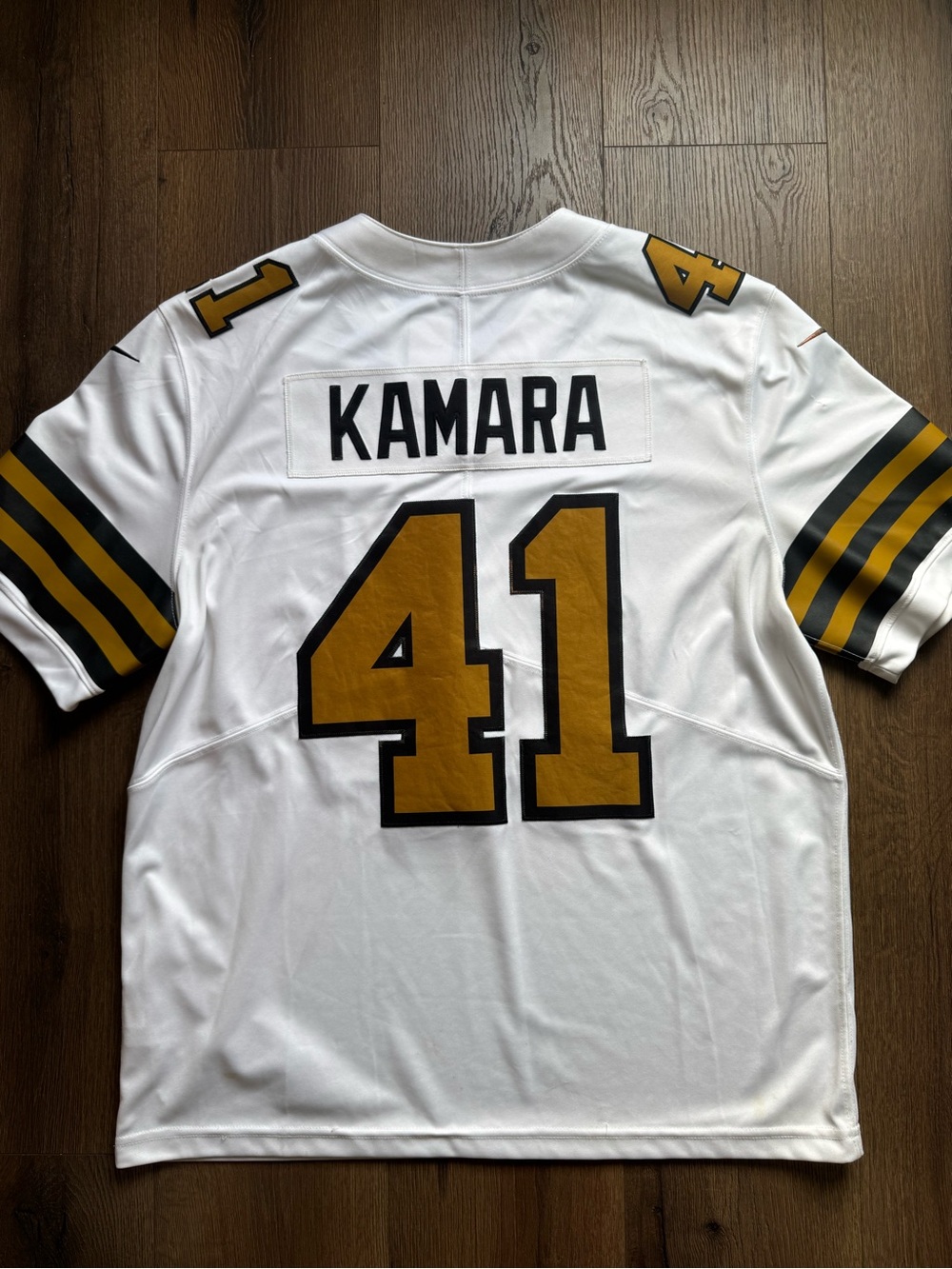 Men’s NFL Nike Alvin Kamara White Jersey XL New Orleans Saints